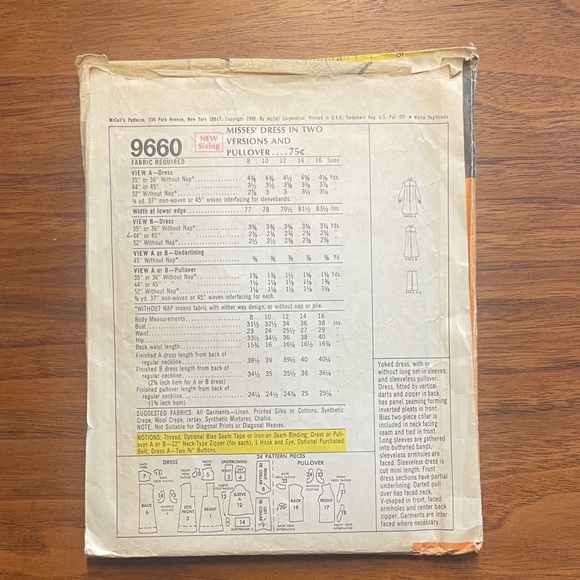 6 XS/S Vintage Sewing Patterns 1960s/70s Lot - Picture 7 of 13